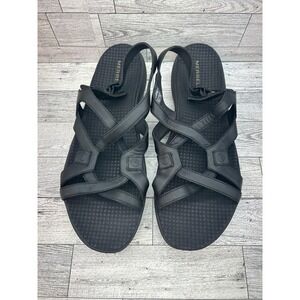 Merrell Agave Black Sandals Womens Size 11 Strappy Comfort Walking Shoes Outdoor